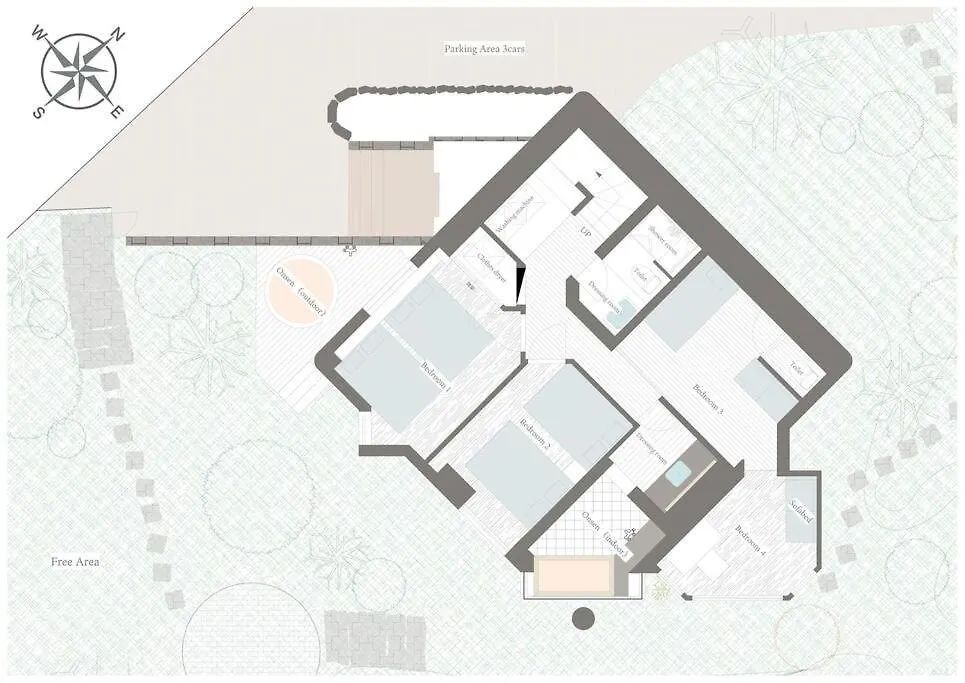 Open-Air Bath & Private Hot-Spring Villa In Хаконе